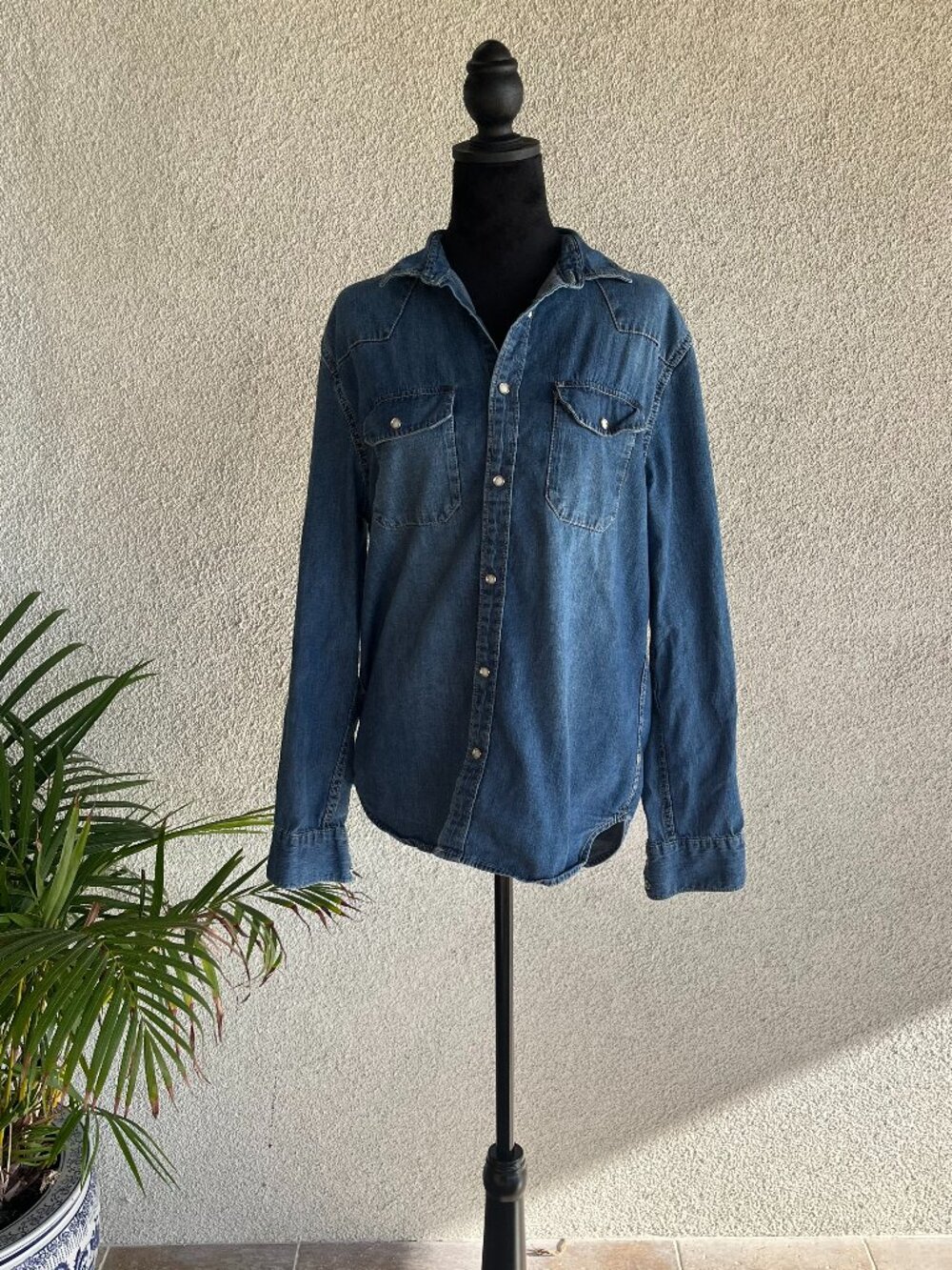 Baggy Denim Shirt